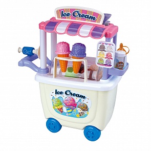 Игровой набор - Мороженое с тележкой (Playgo, Play 3510veg)